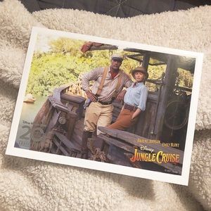 Disney Jungle Cruise Dwayne Johnson Emily Blunt Lithograph Picture